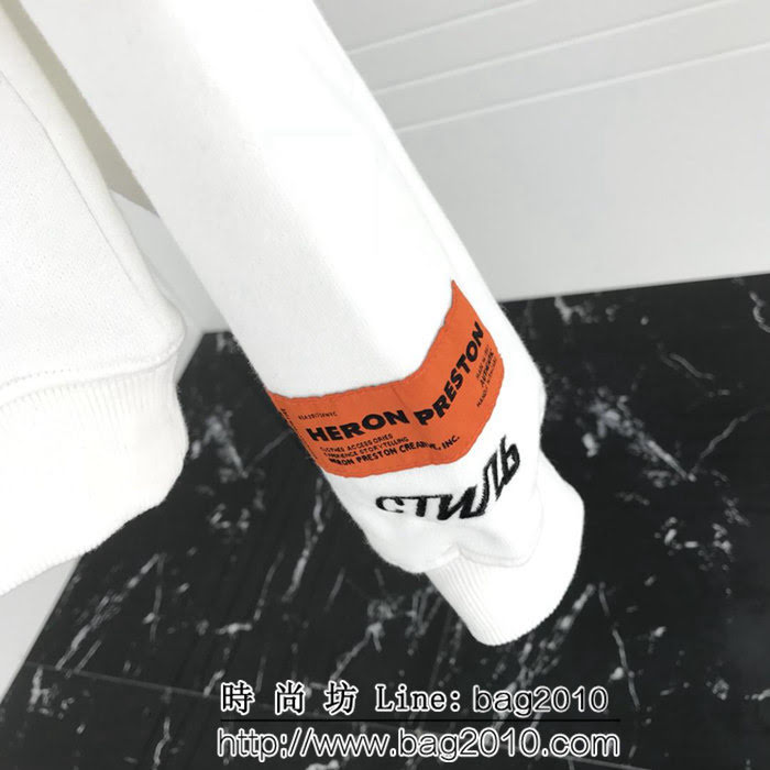 Heron Preston19ss官方最新款 粉紅雙鶴系列 連帽衛衣 情侶款 ydi1270